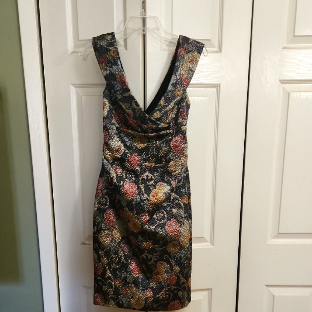 Elegant Multicolor Sleeveless Dress